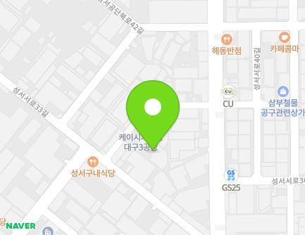 185-13 Seongseoseo-ro, Dalseo-gu, Daegu, Republic of Korea Map