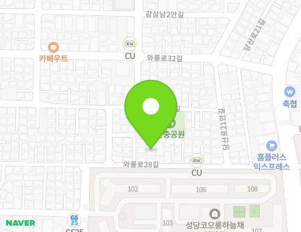 93 Waryong-ro 28-gil, Dalseo-gu, Daegu, Republic of Korea Map