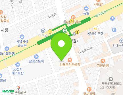 187 Dangsan-ro, Dalseo-gu, Daegu, Republic of Korea Map