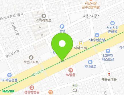 B1665 Dalgubeol-daero, Dalseo-gu, Daegu, Republic of Korea Map