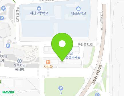 327 Hwaam-ro, Dalseo-gu, Daegu, Republic of Korea Map