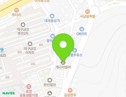 54 Biseul-ro 542-gil, Dalseo-gu, Daegu, Republic of Korea Map