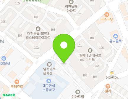 11 Joamnam-ro 27-gil, Dalseo-gu, Daegu, Republic of Korea Map