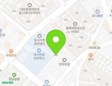26-1 Joamnam-ro 27-gil, Dalseo-gu, Daegu, Republic of Korea Map