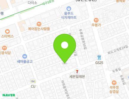 36-20 Yaoeeumakdang-ro 53-gil, Dalseo-gu, Daegu, Republic of Korea Map
