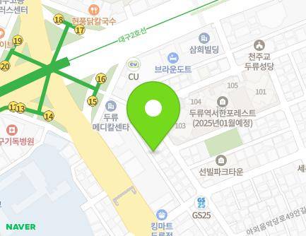 42 Yaoeeumakdang-ro 45-gil, Dalseo-gu, Daegu, Republic of Korea Map