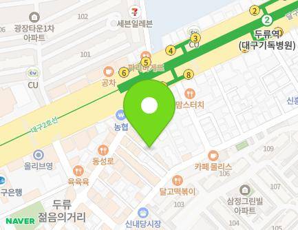 9-7 Dalgubeol-daero 344-gil, Dalseo-gu, Daegu, Republic of Korea Map
