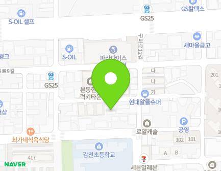 33 Guma-ro 14buk-gil, Dalseo-gu, Daegu, Republic of Korea Map