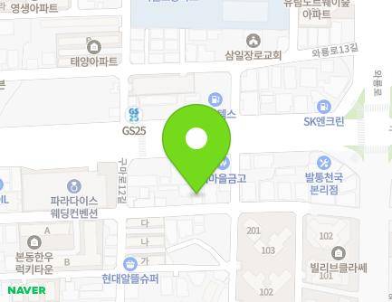 34 Waryong-ro 9-gil, Dalseo-gu, Daegu, Republic of Korea Map
