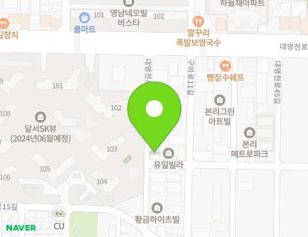60 Waryong-ro 17-gil, Dalseo-gu, Daegu, Republic of Korea Map