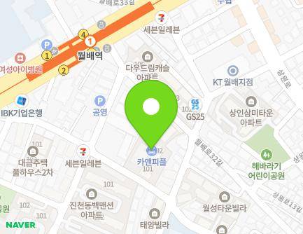45 Wolbae-ro 28-gil, Dalseo-gu, Daegu, Republic of Korea Map