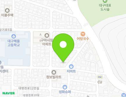 37 Daemyeongcheon-ro 8-gil, Dalseo-gu, Daegu, Republic of Korea Map