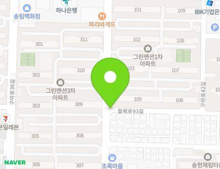 43-1 Guma-ro 40-gil, Dalseo-gu, Daegu, Republic of Korea Map