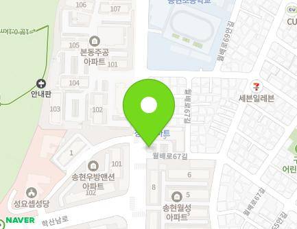 52 Wolbae-ro 67-gil, Dalseo-gu, Daegu, Republic of Korea Map