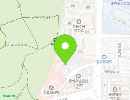 103-8 Songhyeon-ro, Dalseo-gu, Daegu, Republic of Korea Map