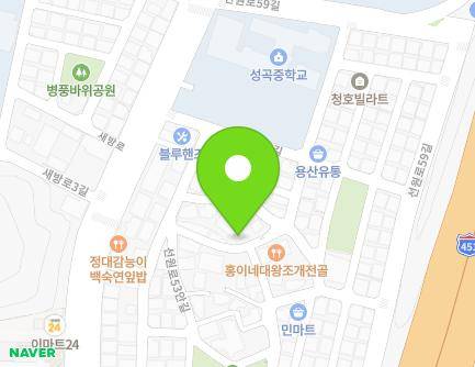 34-13 Seonwon-ro 53-gil, Dalseo-gu, Daegu, Republic of Korea Map