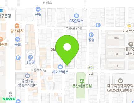 84 Waryong-ro 53-gil, Dalseo-gu, Daegu, Republic of Korea Map