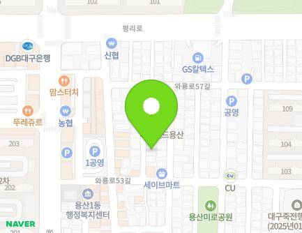 94-8 Waryong-ro 53-gil, Dalseo-gu, Daegu, Republic of Korea Map