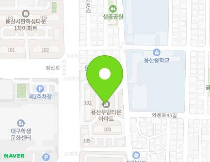 174 Yongsan-ro, Dalseo-gu, Daegu, Republic of Korea Map