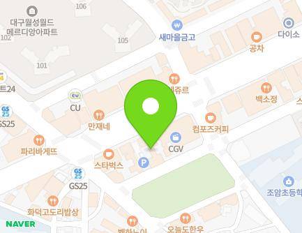 33 Joam-ro, Dalseo-gu, Daegu, Republic of Korea Map