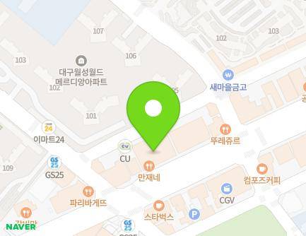 38 Joam-ro, Dalseo-gu, Daegu, Republic of Korea Map