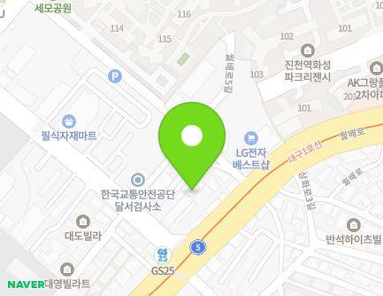 33-3 Wolbae-ro, Dalseo-gu, Daegu, Republic of Korea Map