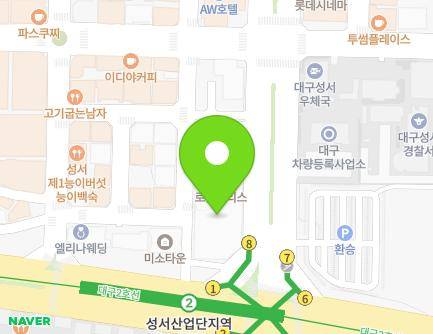 393 Seongseo-ro, Dalseo-gu, Daegu, Republic of Korea Map