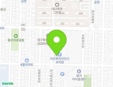 36 Waryong-ro 51-gil, Dalseo-gu, Daegu, Republic of Korea Map