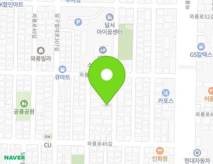 24-13 Waryong-ro 45-gil, Dalseo-gu, Daegu, Republic of Korea Map