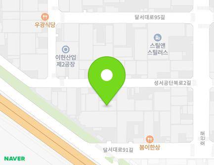 60 Seongseogongdanbuk-ro 2-gil, Dalseo-gu, Daegu, Republic of Korea Map