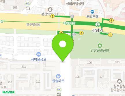135-1 Hosan-ro, Dalseo-gu, Daegu, Republic of Korea Map