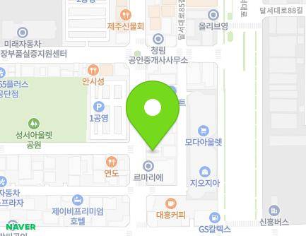 12 Seongseogongdan-ro 15-gil, Dalseo-gu, Daegu, Republic of Korea Map