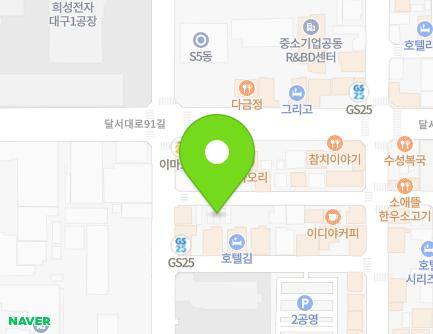 44-6 Seongseogongdan-ro 11-gil, Dalseo-gu, Daegu, Republic of Korea Map