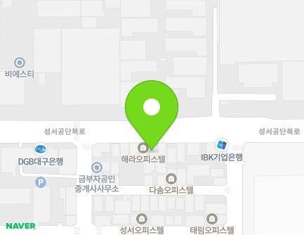 150-1 Seongseogongdanbuk-ro, Dalseo-gu, Daegu, Republic of Korea Map