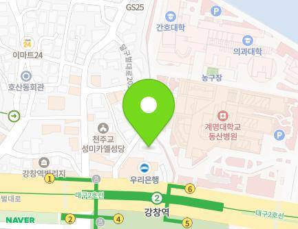 12 Dalgubeol-daero 205-gil, Dalseo-gu, Daegu, Republic of Korea Map