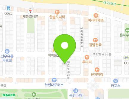 13-6 Hosandong-ro 35-gil, Dalseo-gu, Daegu, Republic of Korea Map