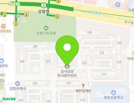 126 Hosan-ro, Dalseo-gu, Daegu, Republic of Korea Map