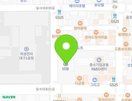 62 Seongseogongdan-ro 11-gil, Dalseo-gu, Daegu, Republic of Korea Map