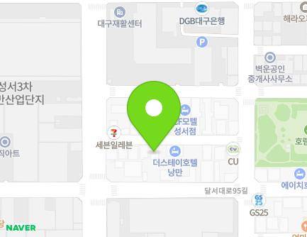 84-8 Hosandong-ro, Dalseo-gu, Daegu, Republic of Korea Map