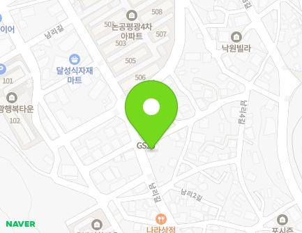 29 Namni-gil, Nongong-eup, Dalseong-gun, Daegu, Republic of Korea Map