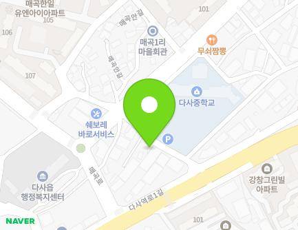 8-8 Maegok-ro 2-gil, Dasa-eup, Dalseong-gun, Daegu, Republic of Korea Map