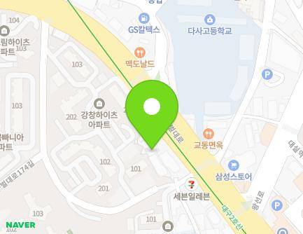 838 Dalgubeol-daero, Dasa-eup, Dalseong-gun, Daegu, Republic of Korea Map