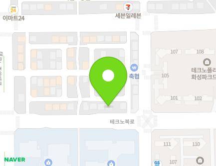 16-10 Techno jungang-daero 6-gil, Yuga-eup, Dalseong-gun, Daegu, Republic of Korea Map
