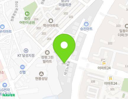 33-19 Technobuk-ro, Hyeonpung-eup, Dalseong-gun, Daegu, Republic of Korea Map