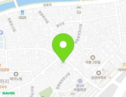 58 Hyeonpungjungang-ro 14-gil, Hyeonpung-eup, Dalseong-gun, Daegu, Republic of Korea Map