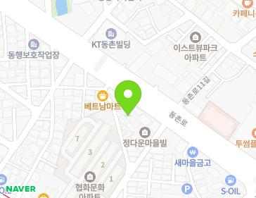 66-13 Dongchon-ro, Dong-gu, Daegu, Republic of Korea Map