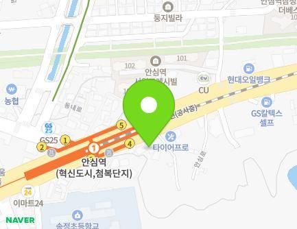 468 Ansim-ro, Dong-gu, Daegu, Republic of Korea Map