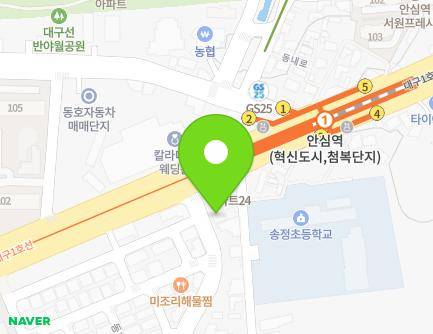 176 Dongho-ro, Dong-gu, Daegu, Republic of Korea Map