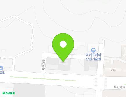 423-14 Hyeoksin-daero, Dong-gu, Daegu, Republic of Korea Map