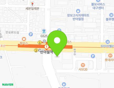 266 Ansim-ro, Dong-gu, Daegu, Republic of Korea Map